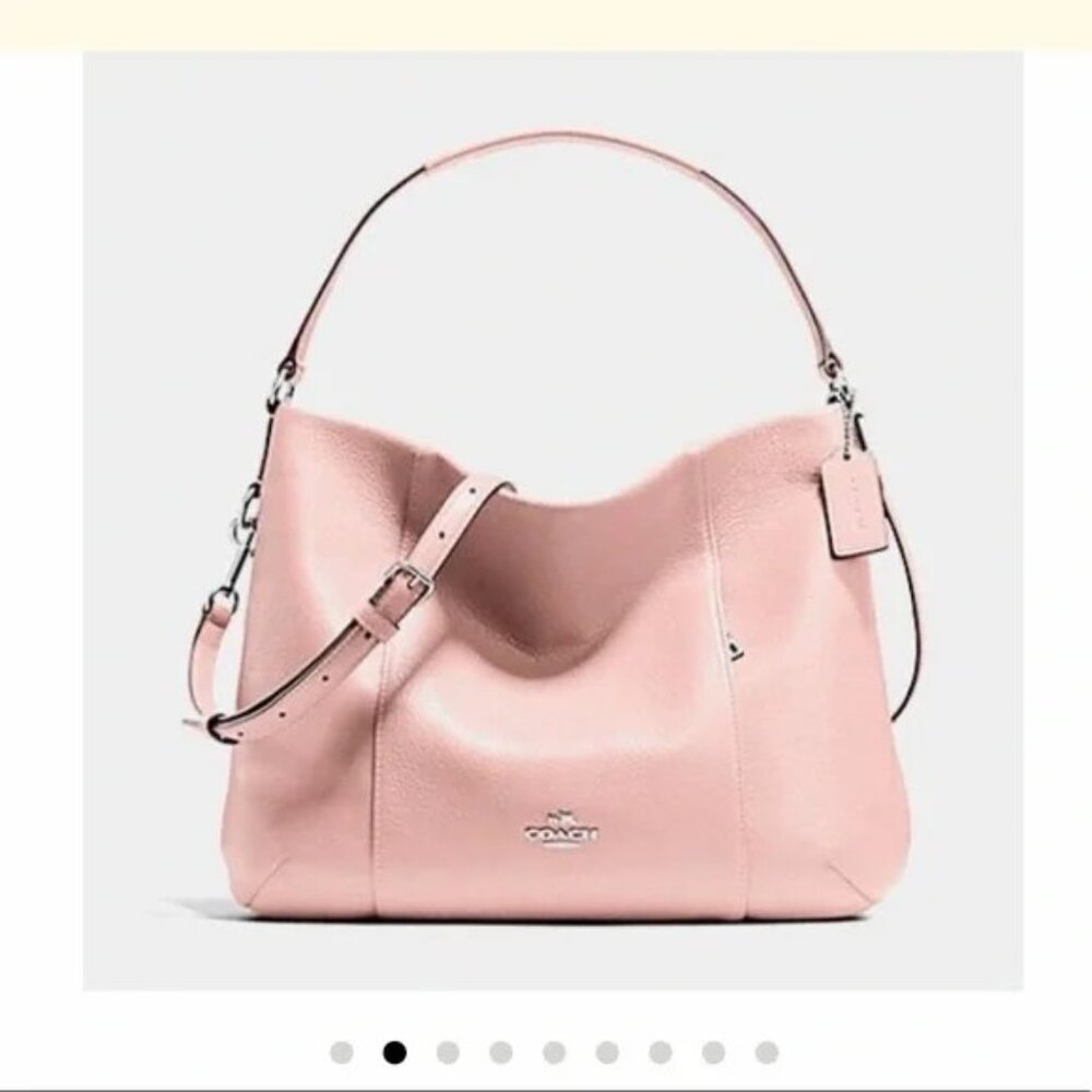 Like New Coach Madison Isabelle Pink Leather Shoulder Bag Purse